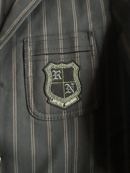 Rielabo Crest Embroidered School Blazer