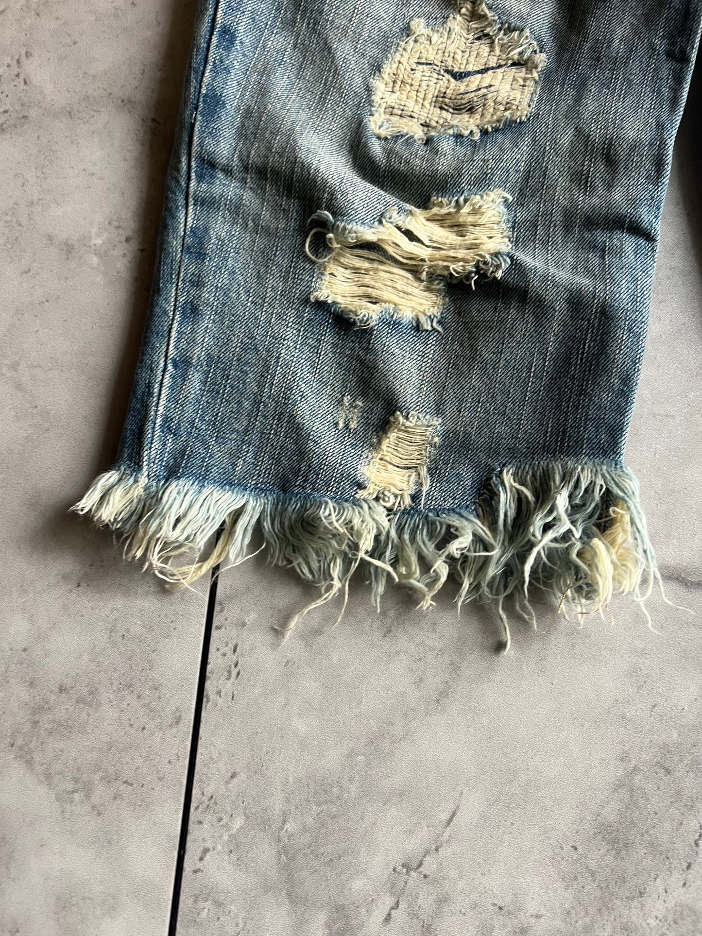 Jackrose Distressed Raw Hem Shorts