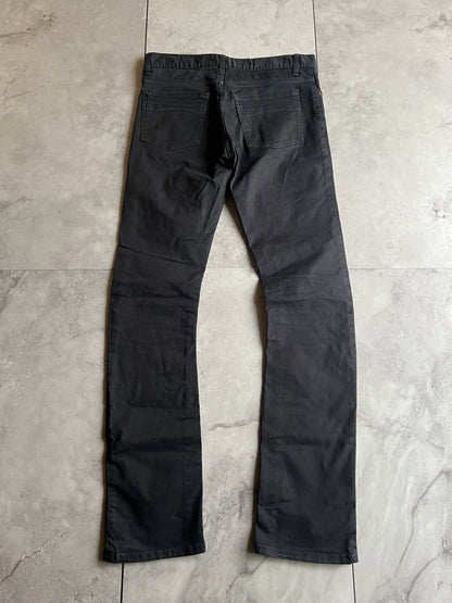 Schlussel Black Skinny Embroidered Pants