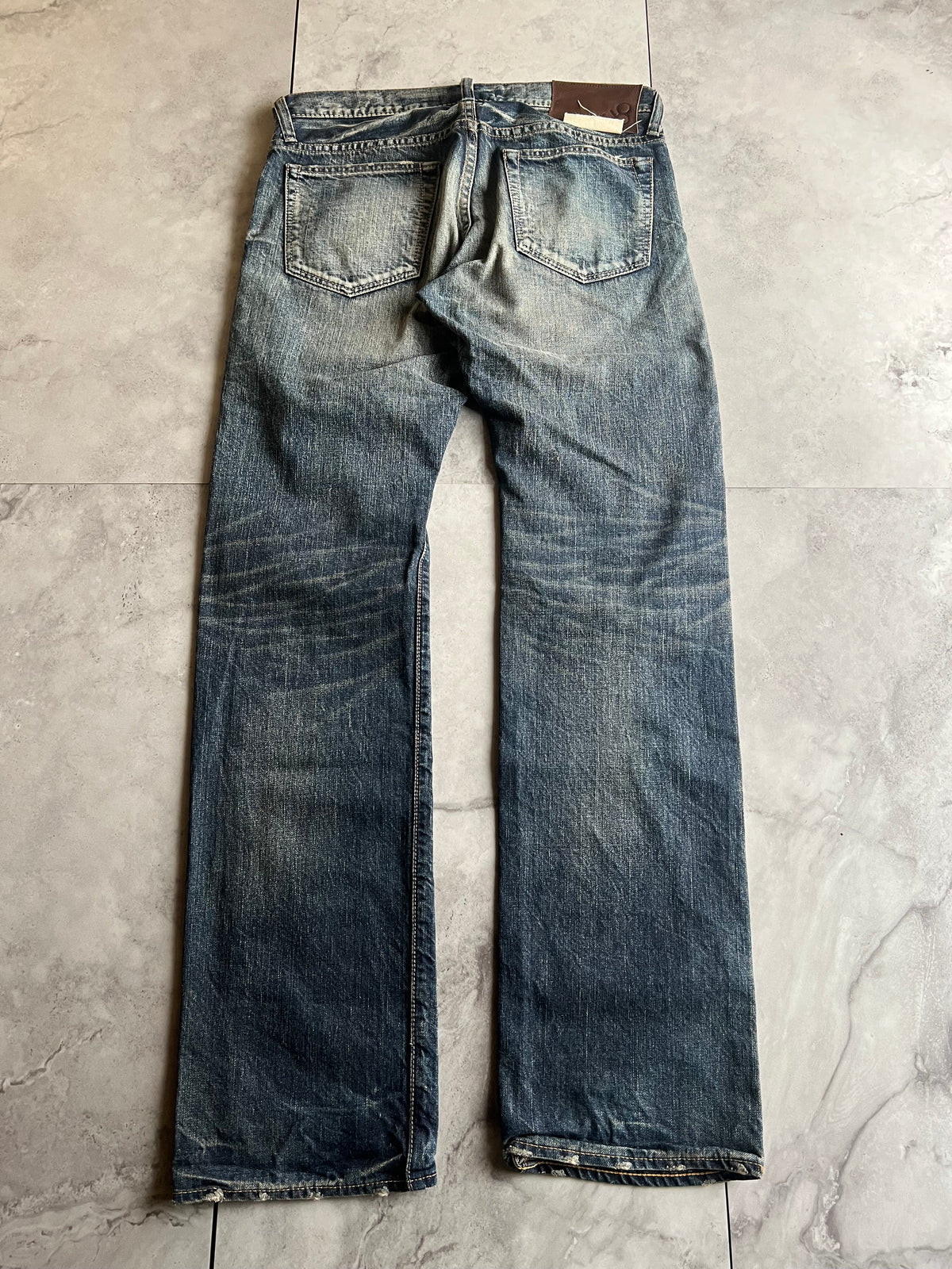 John Bull Whisker Wash Cowhide Patch 100% Cotton Denim