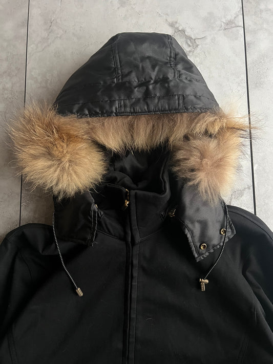 Comme Ca Fox Fur Detachable Hooded Parka