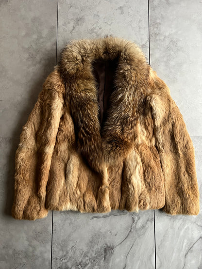 Vintage Fox Fur Collar Coat