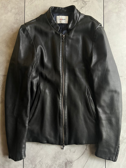 Morgan Homme Thick Sheepskin Leather Jacket