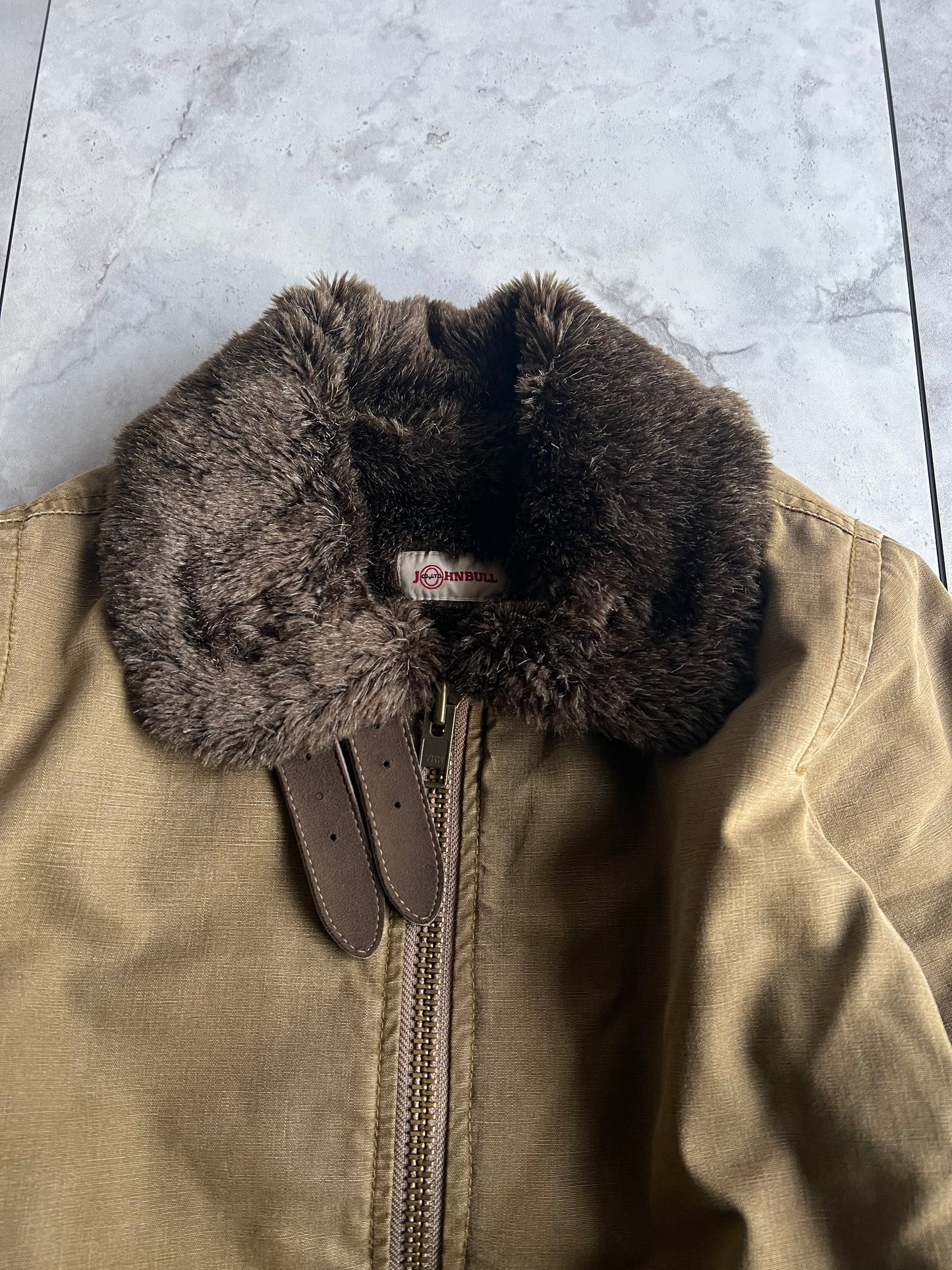 John Bull Fur Lined Aviator Jacket