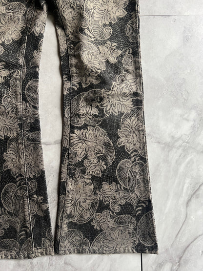 Edge Rupert Paisley Flared Denim