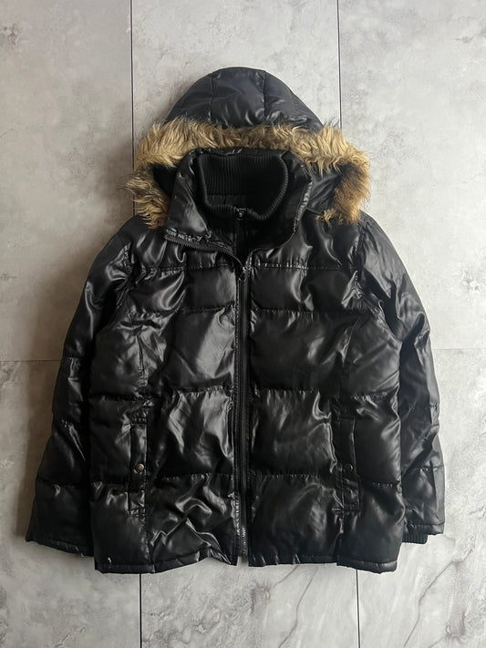 Thruxton Fur Hood Layered Puffer Jacket
