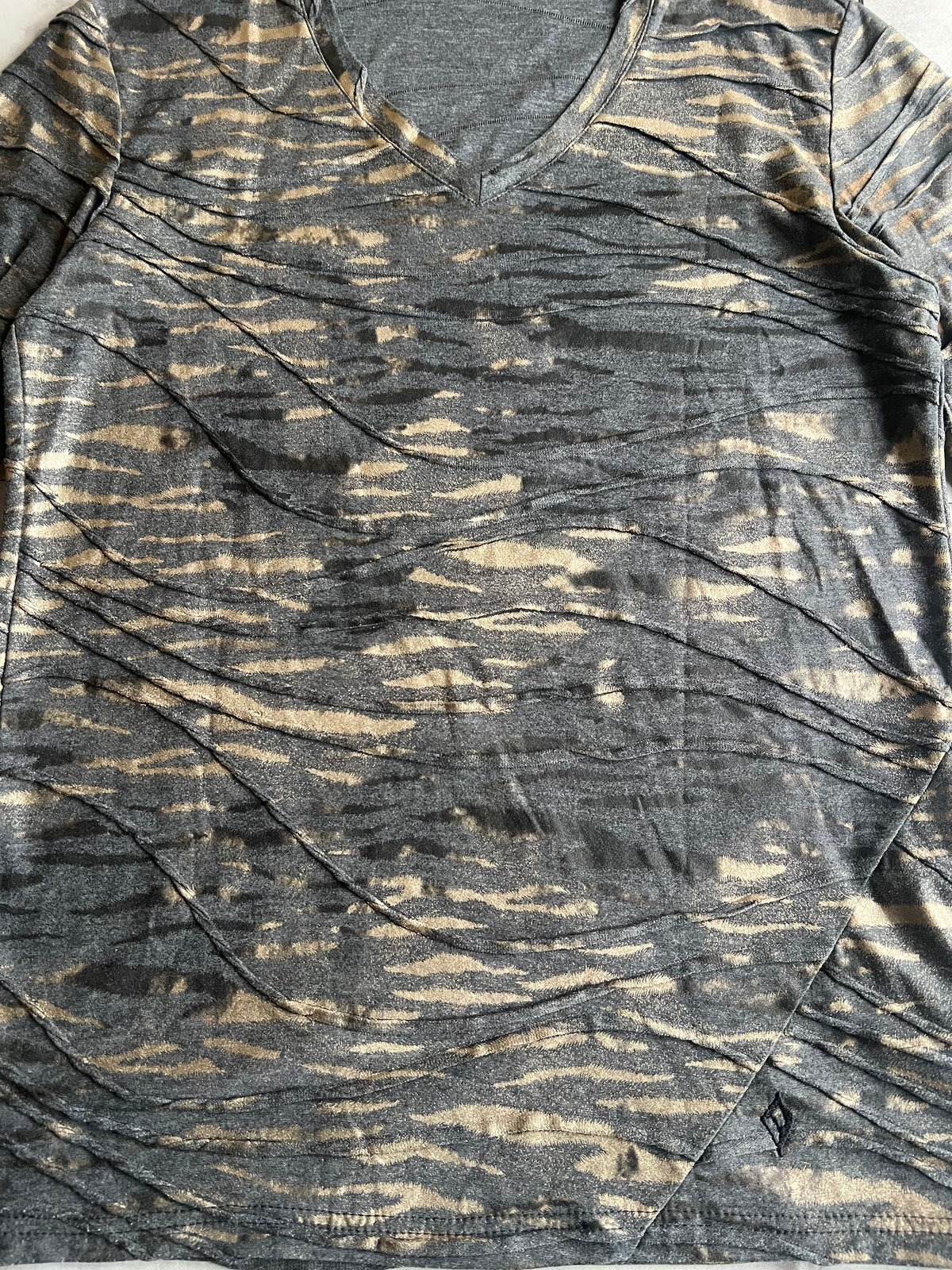 Regius Evolution Zebra Effect Zipper Detail Shirt