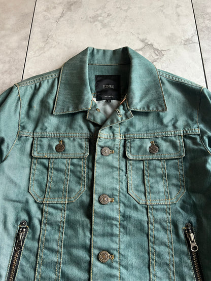 Nicole Club Turqoise Zipper Pocket Jacket