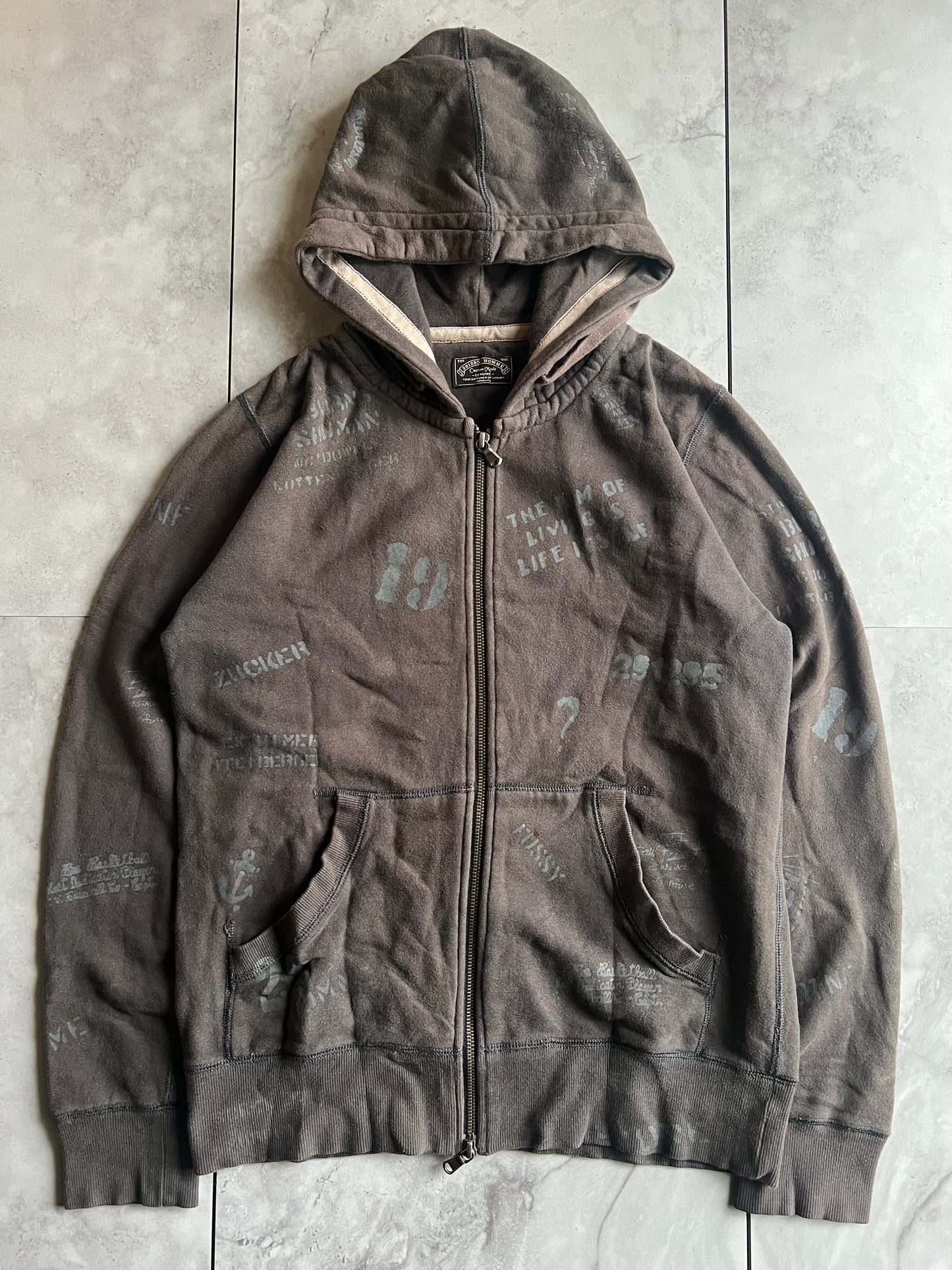 291295 Homme Printed Hoodie