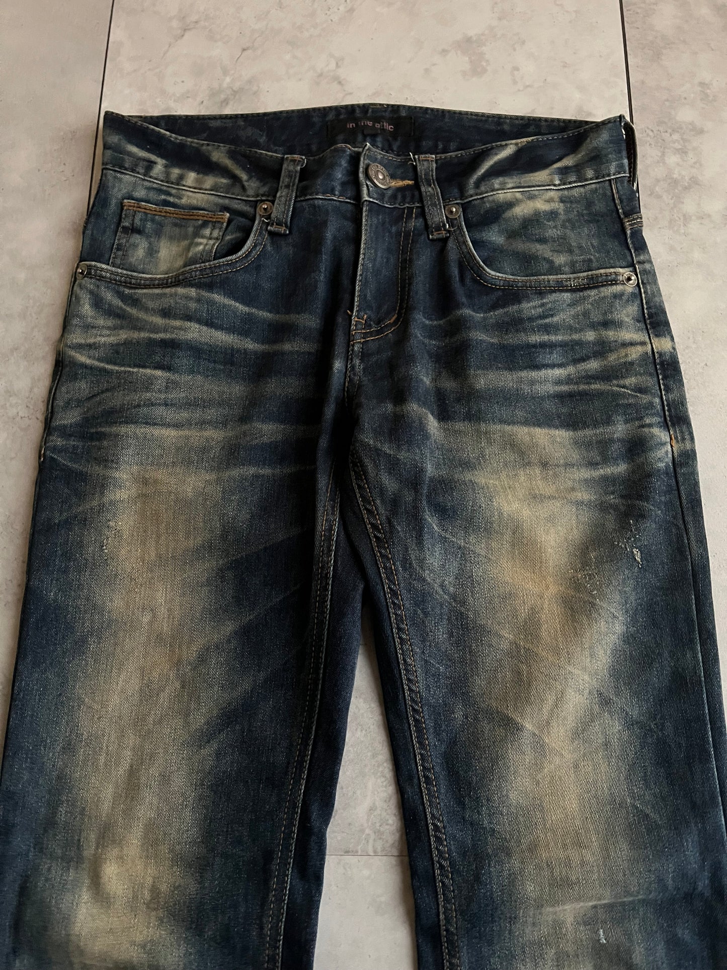 In The Attic Rust Wash Jeans
