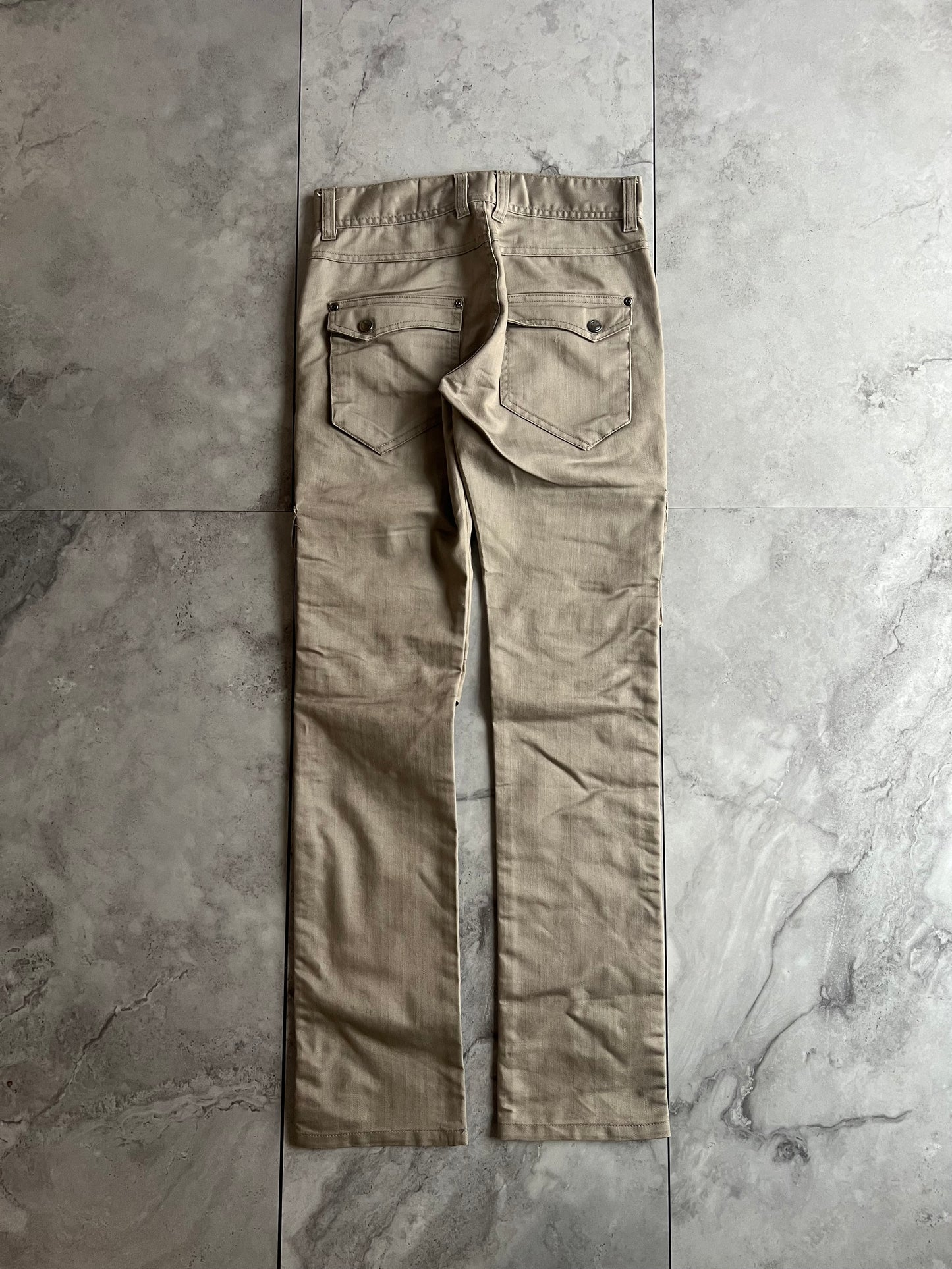 Semantic Design Khaki Cargo Gimmick Pants