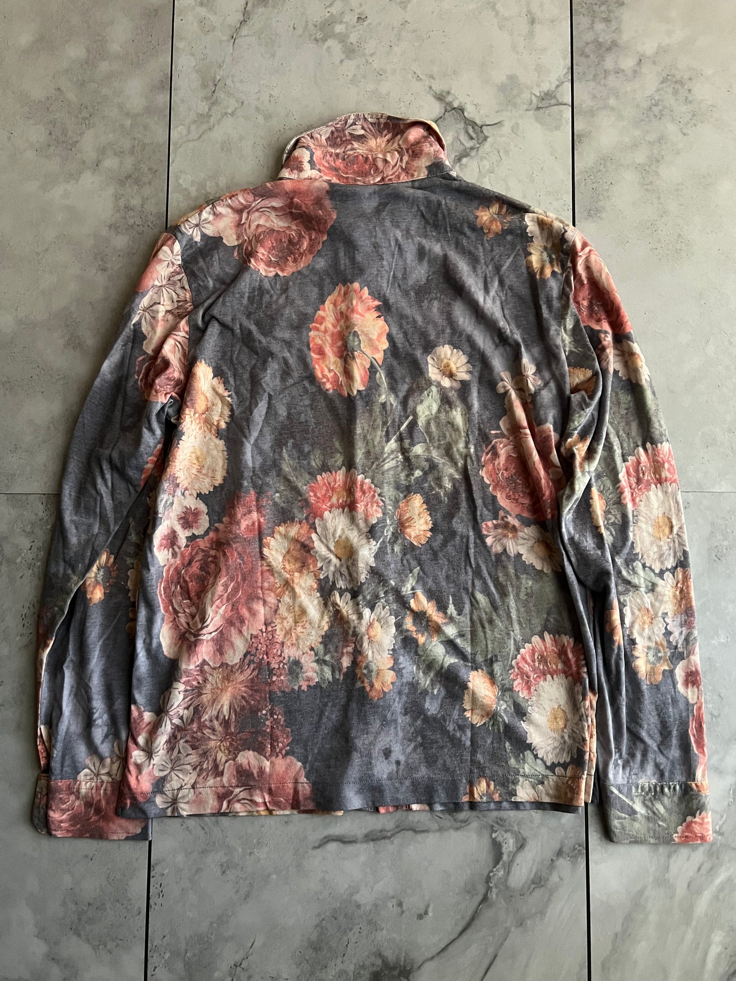 Tornado Mart Floral Button Up Shirt