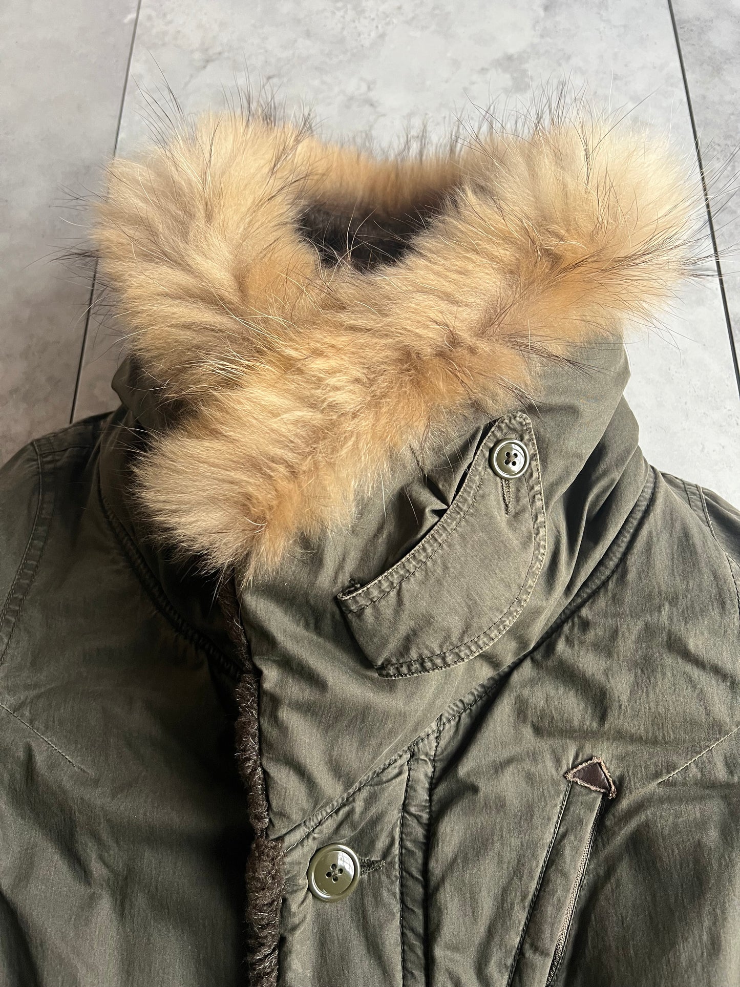 John Bull Fur Hood Military Parka