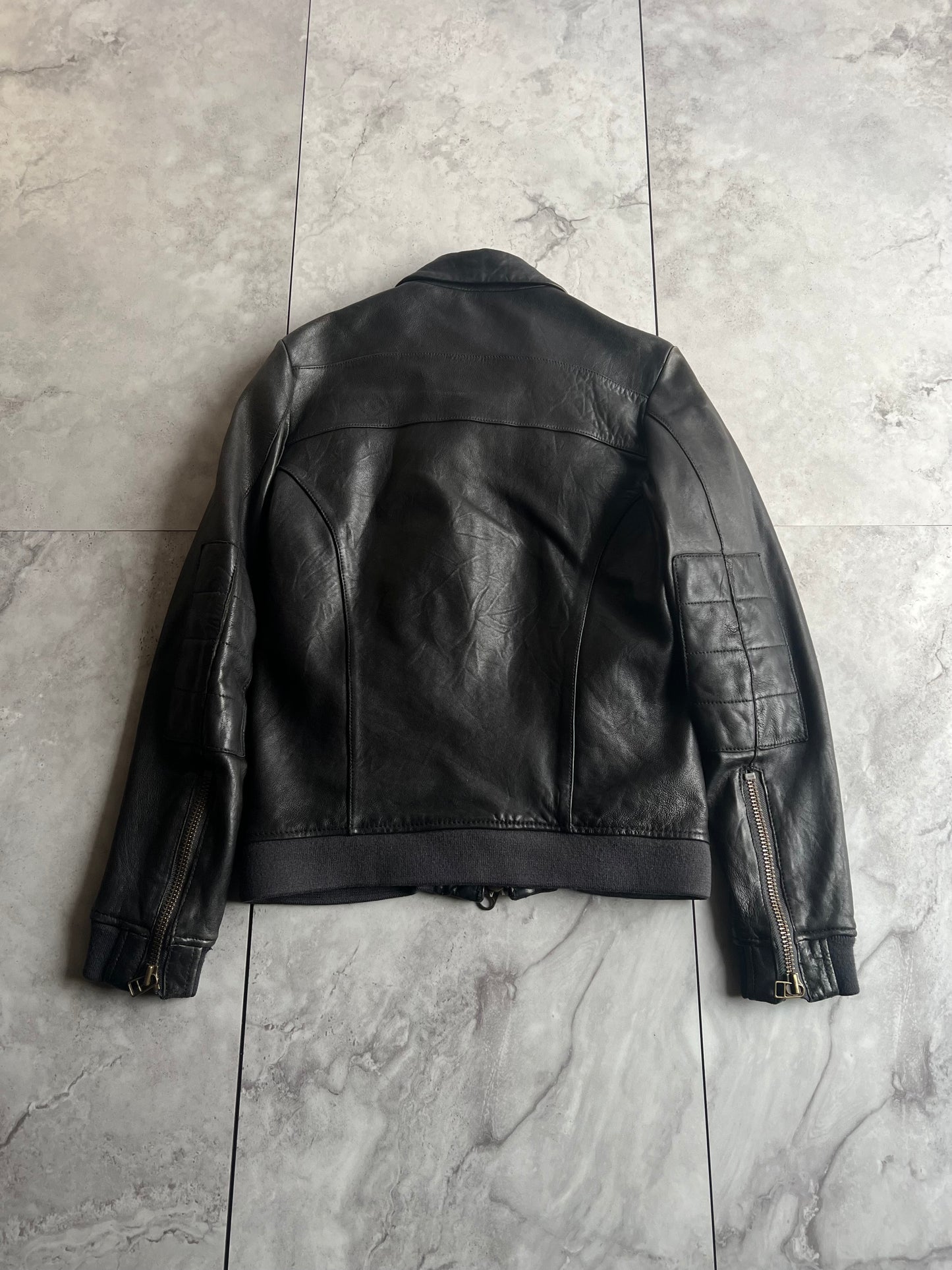 John Bull Leather Bomber Jacket