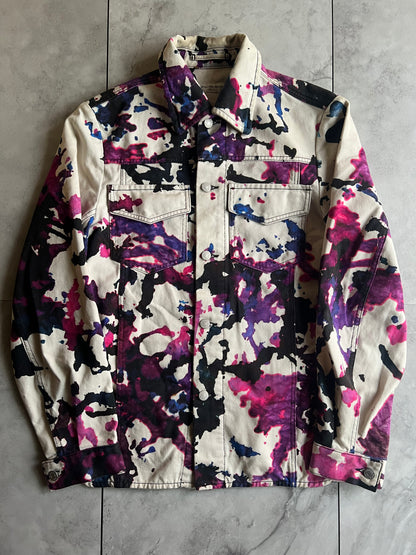 Dries Van Noten “Paint Spill” Denim Jacket