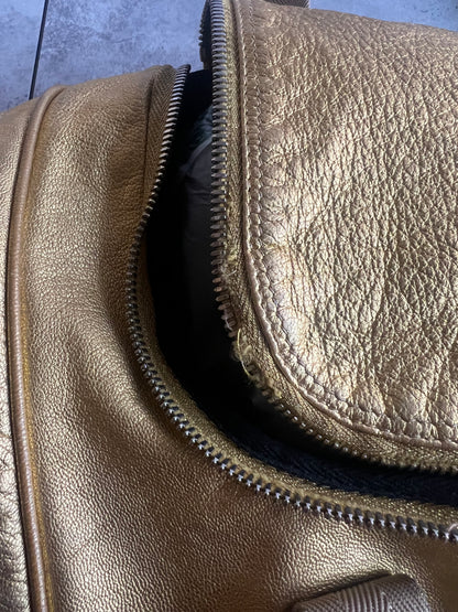 A/W05 Dior Homme Gold Drum Bag