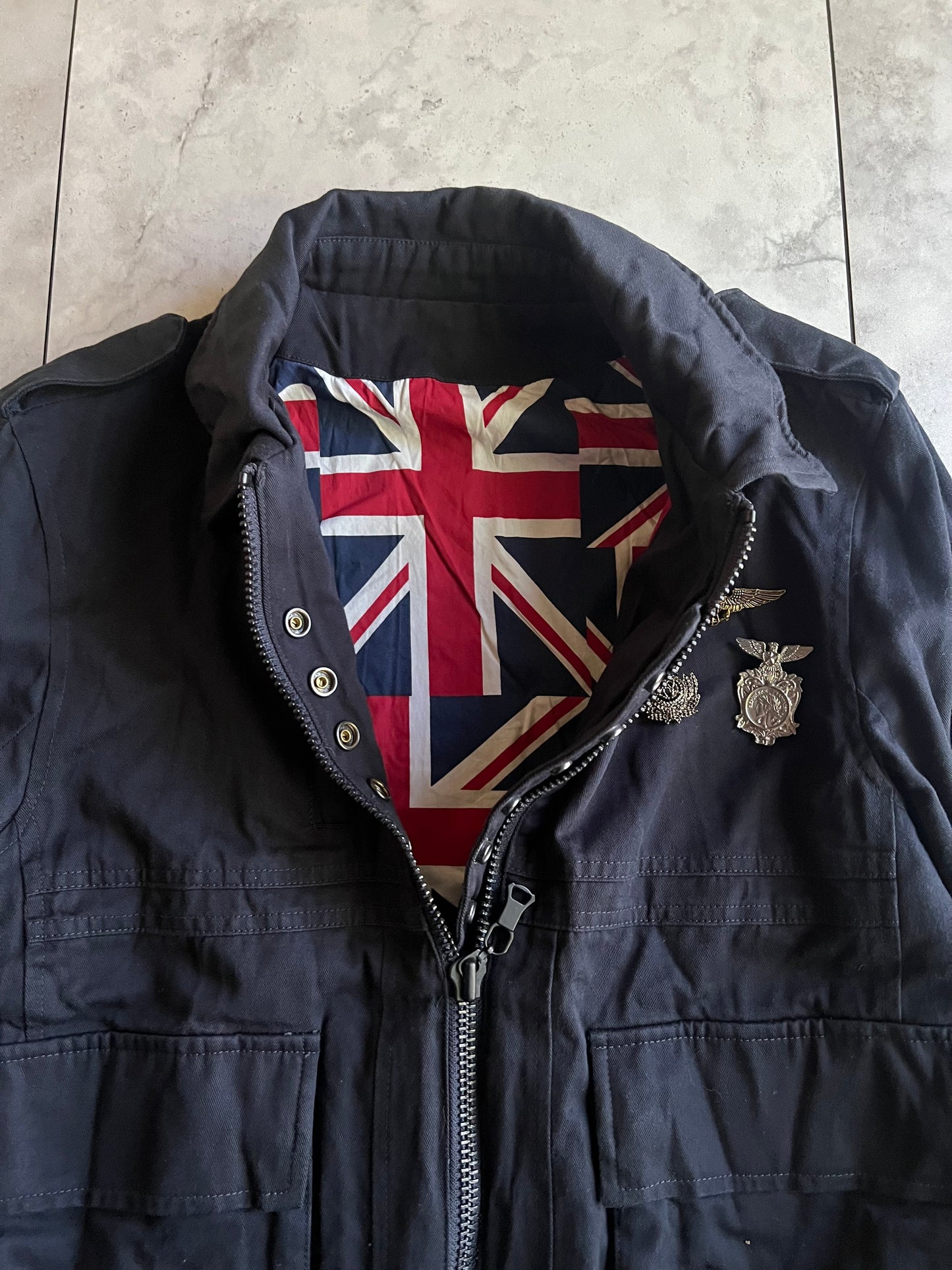 Semantic Design Military Pin U.K Jacket