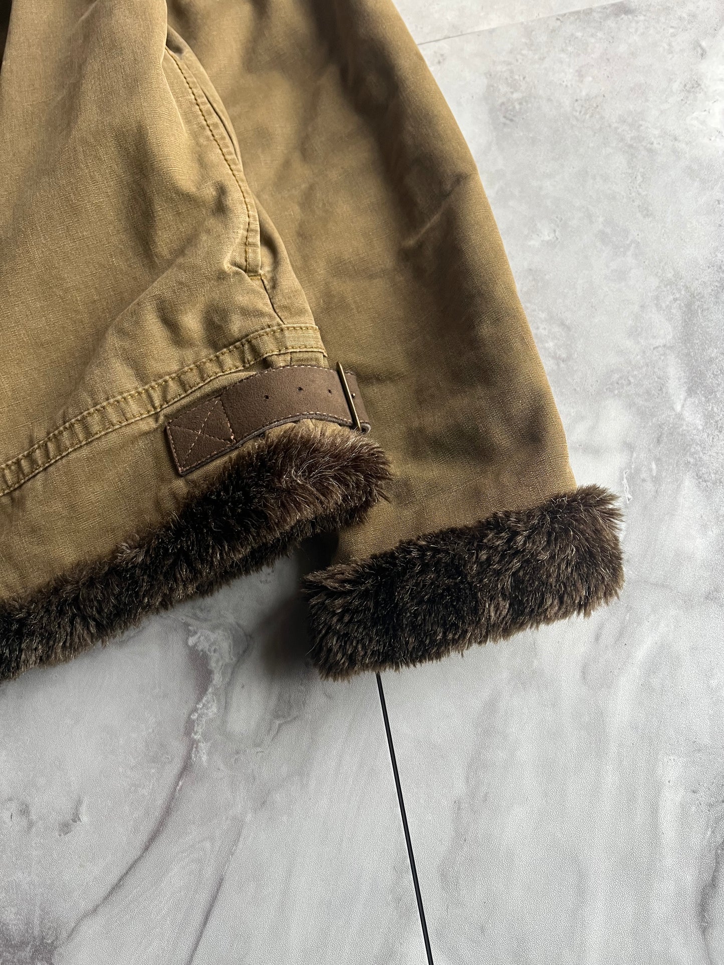 John Bull Fur Lined Aviator Jacket