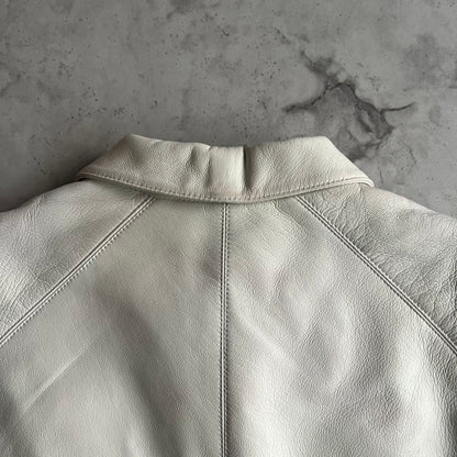 2000’s Versache Leather Moto Zipper Jacket