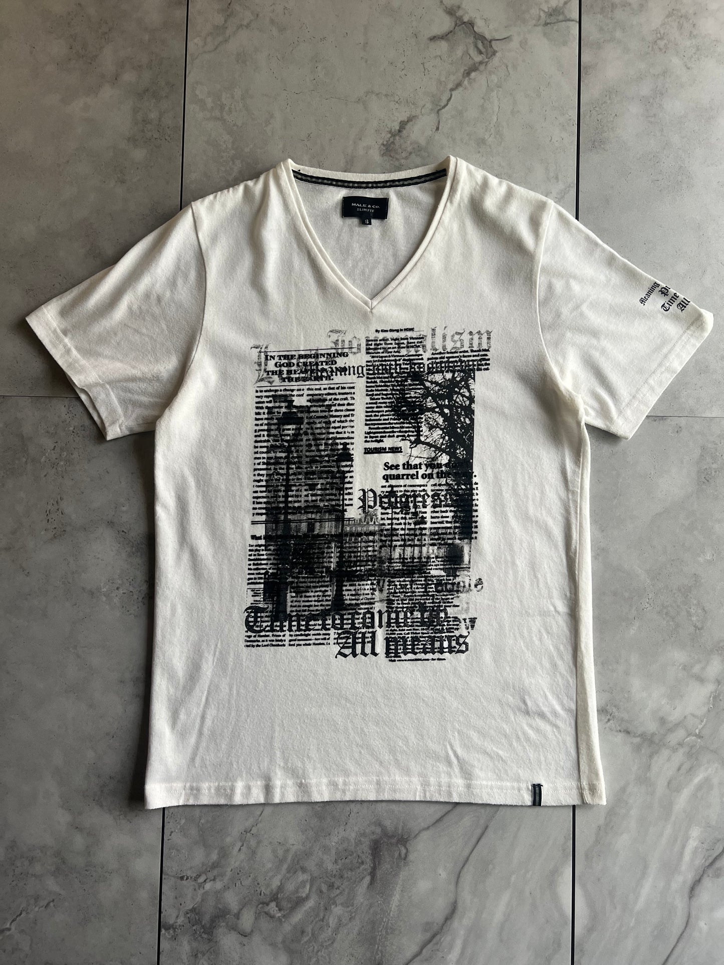 Male&Co Printed Graphic Tee
