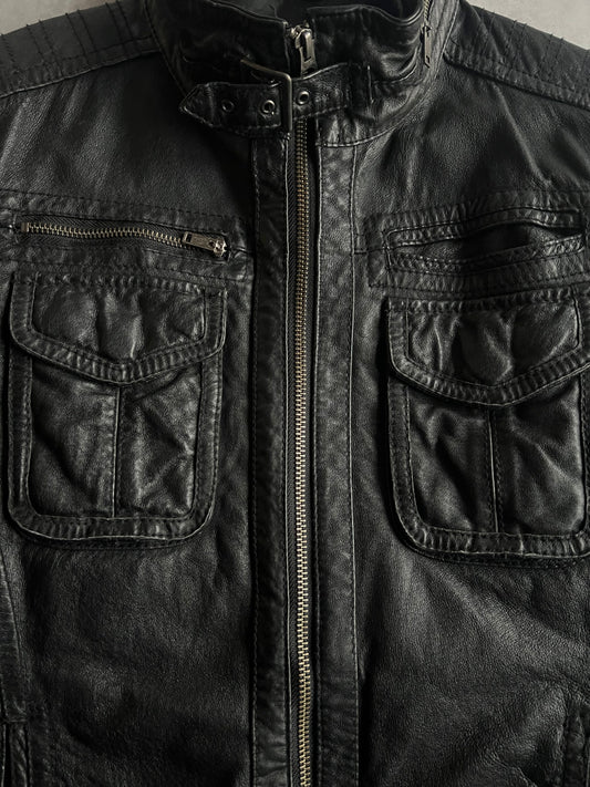 Setting Cracks Rider Leather Jacket