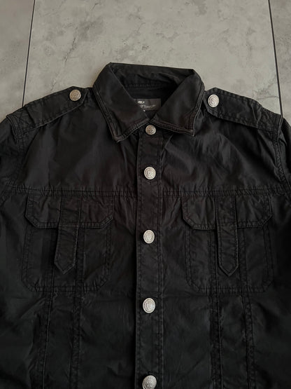 Rattle Trap Military Epaulette Button Up Shirt
