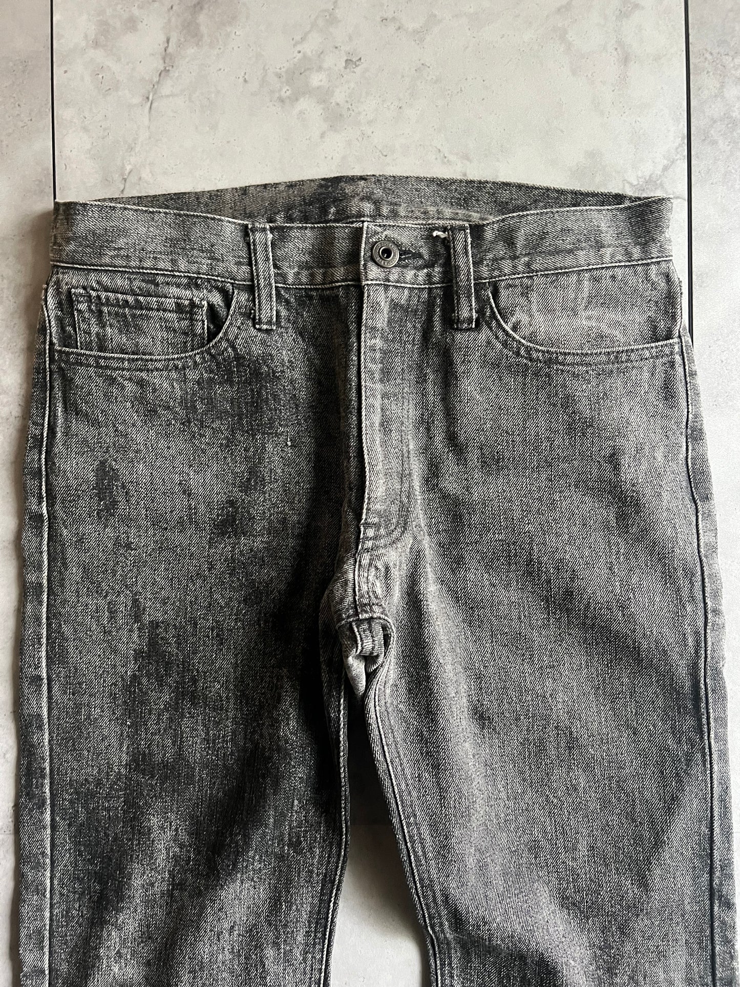 Edge Rupert Grey Wash Flared Denim