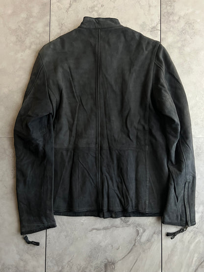 John Bull Braided Zipper Leather Jacket