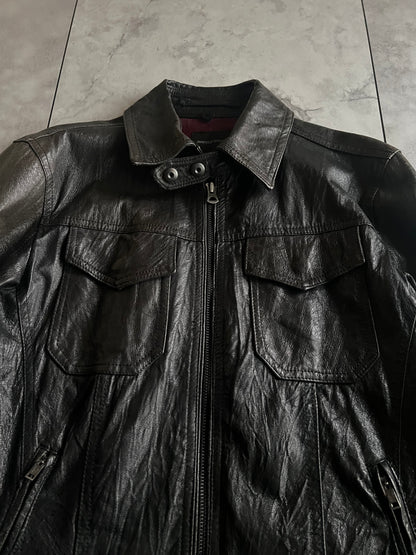 Rattle Trap Western Bondage Strap Leather Jacket