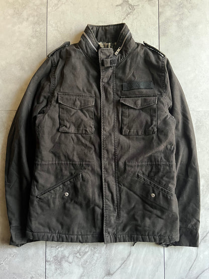 Varosh Leopard Fur Lined M-65 Jacket