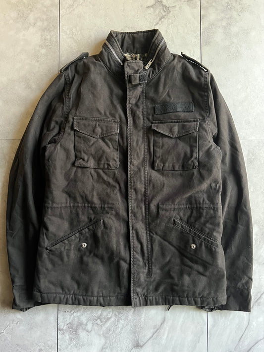 Varosh Leopard Fur Lined M-65 Jacket