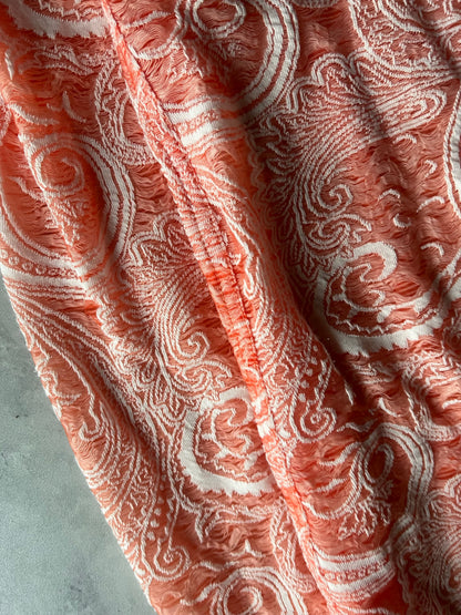 Regina Franco Layered Paisley Button Up Shirt