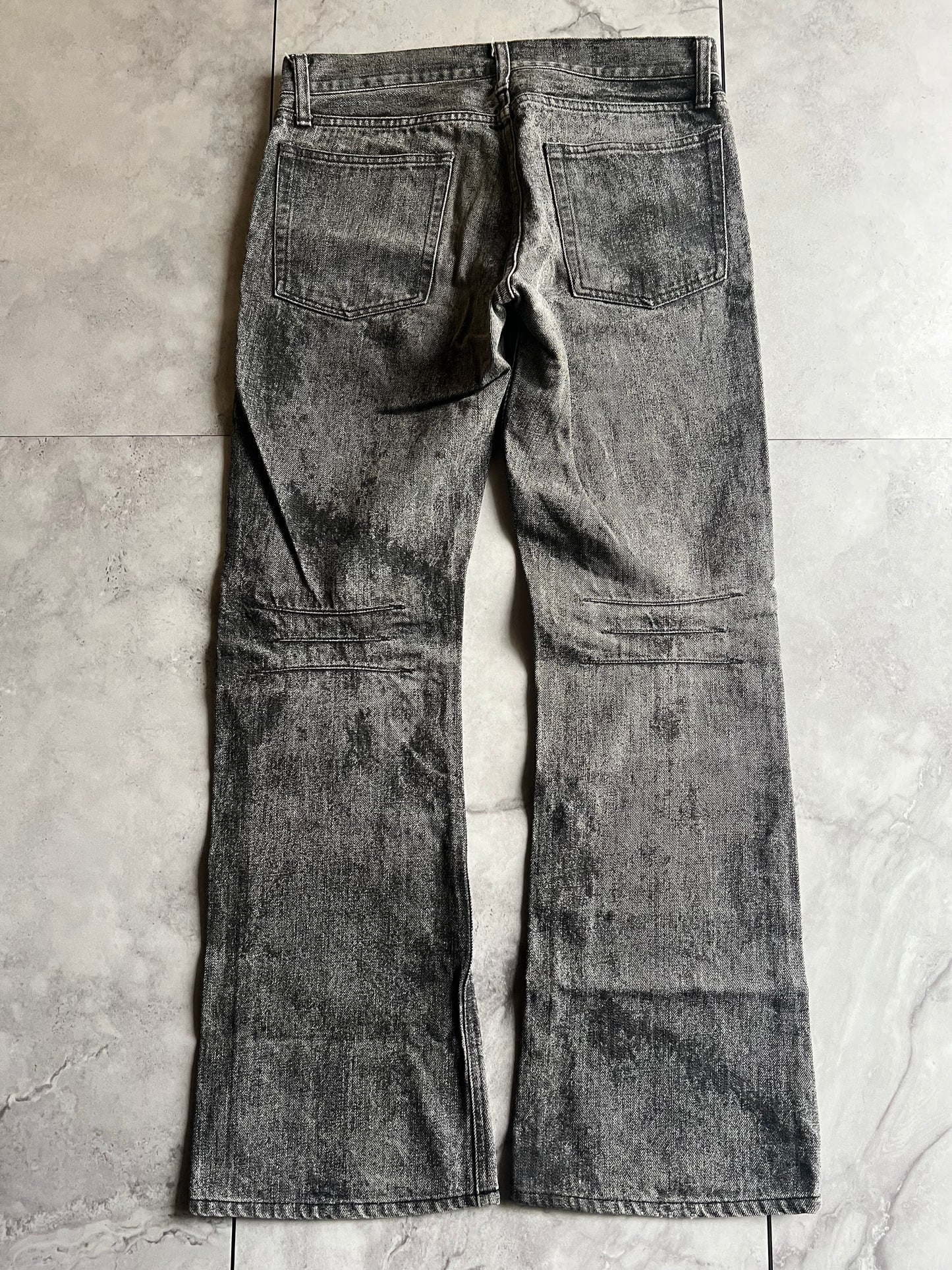 Edge Rupert Grey Wash Flared Denim