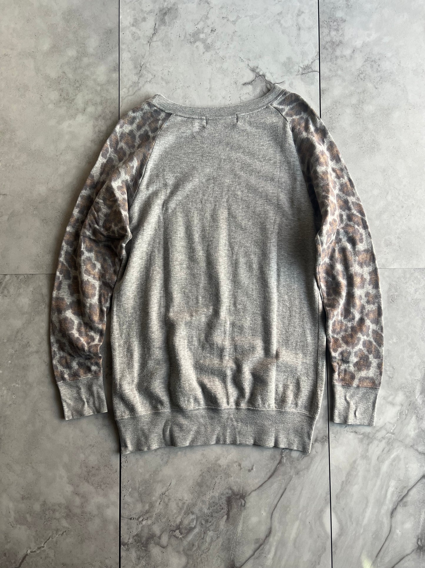 Hysteric Glamour Cheetah Sleeve Sweater