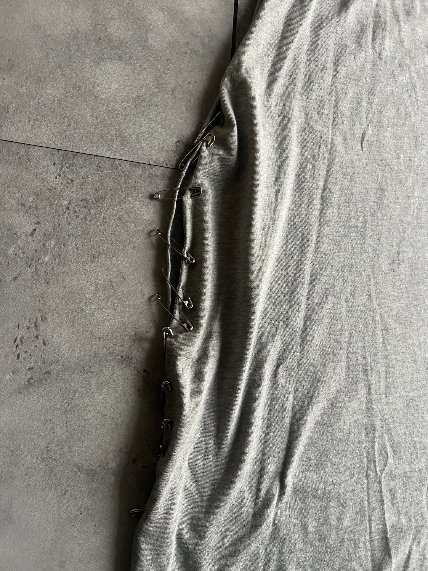 Balmain S/S11 Safety Pin Graffiti Tank Top