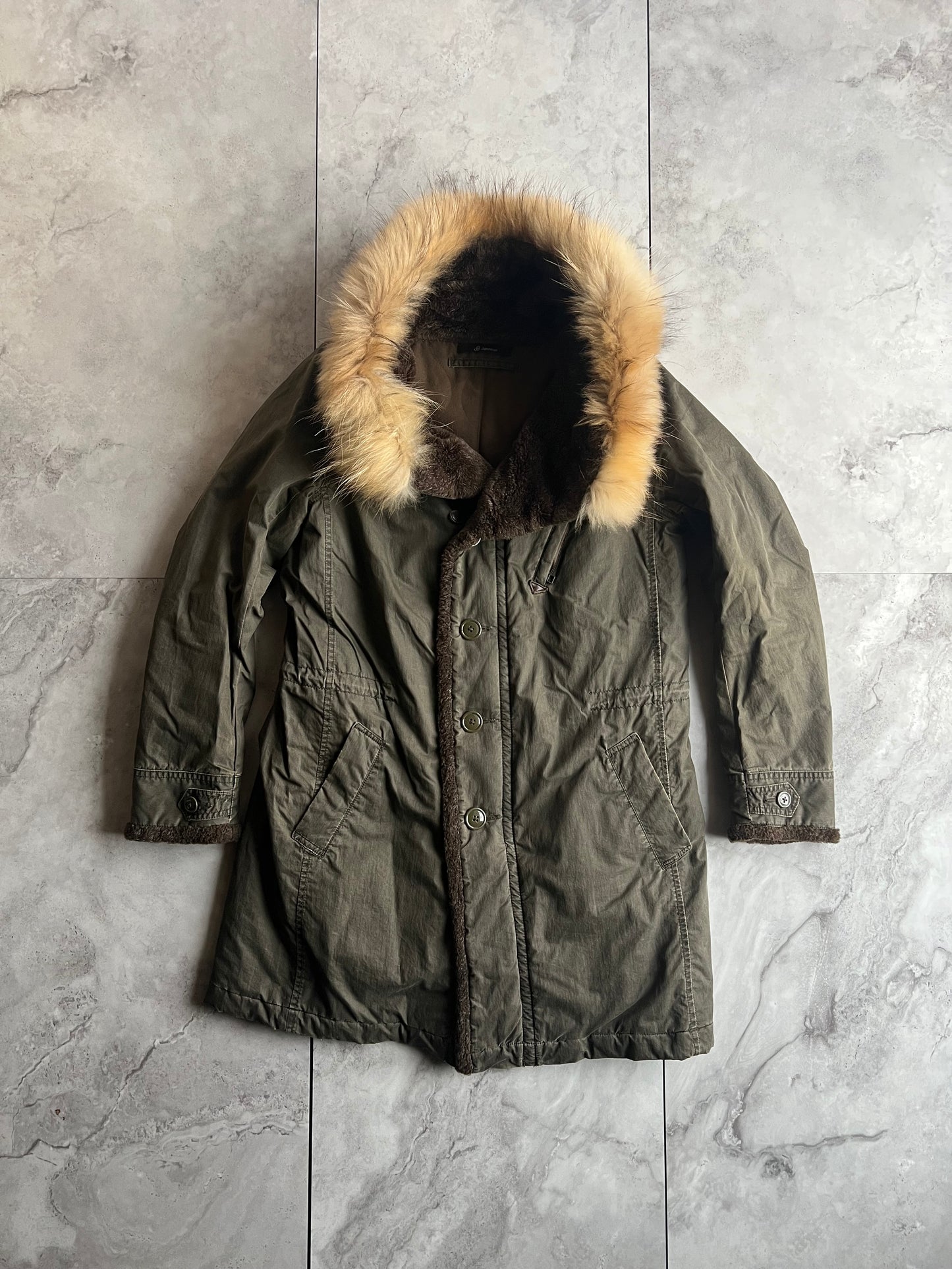 John Bull Fur Hood Military Parka