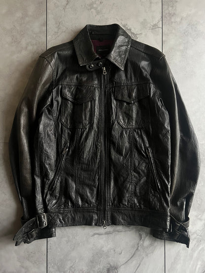 Rattle Trap Western Bondage Strap Leather Jacket