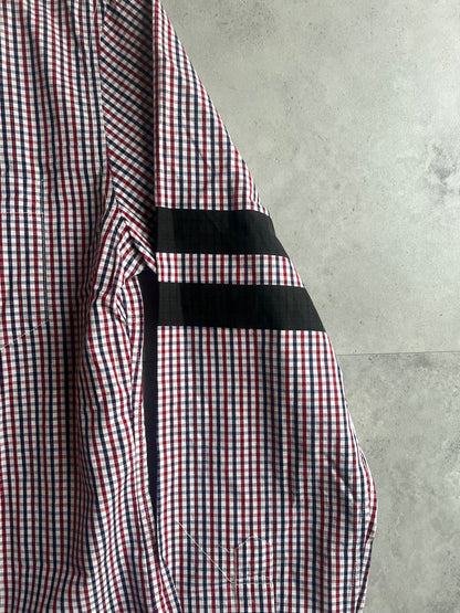 Custom Culture U.K Flag Striped Button Up