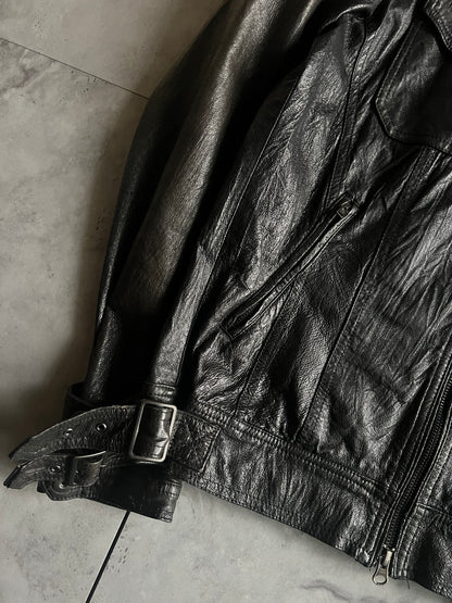 Rattle Trap Western Bondage Strap Leather Jacket