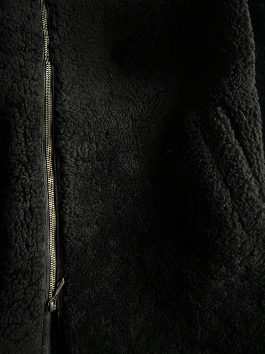 14th Addiction Shearling Sheepskin Leather Jacket