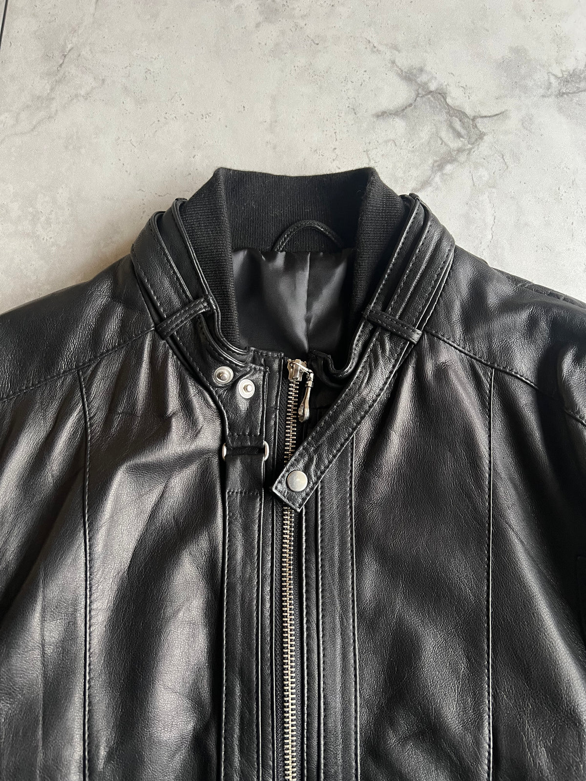 Male & Co Zip Rider Leather Jacket