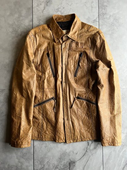 Morgan Homme 10th Anniversary Quad Zip Leather Jacket