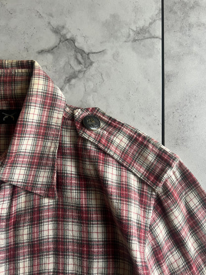 Roar Guns “Poem” Military Flannel Shirt