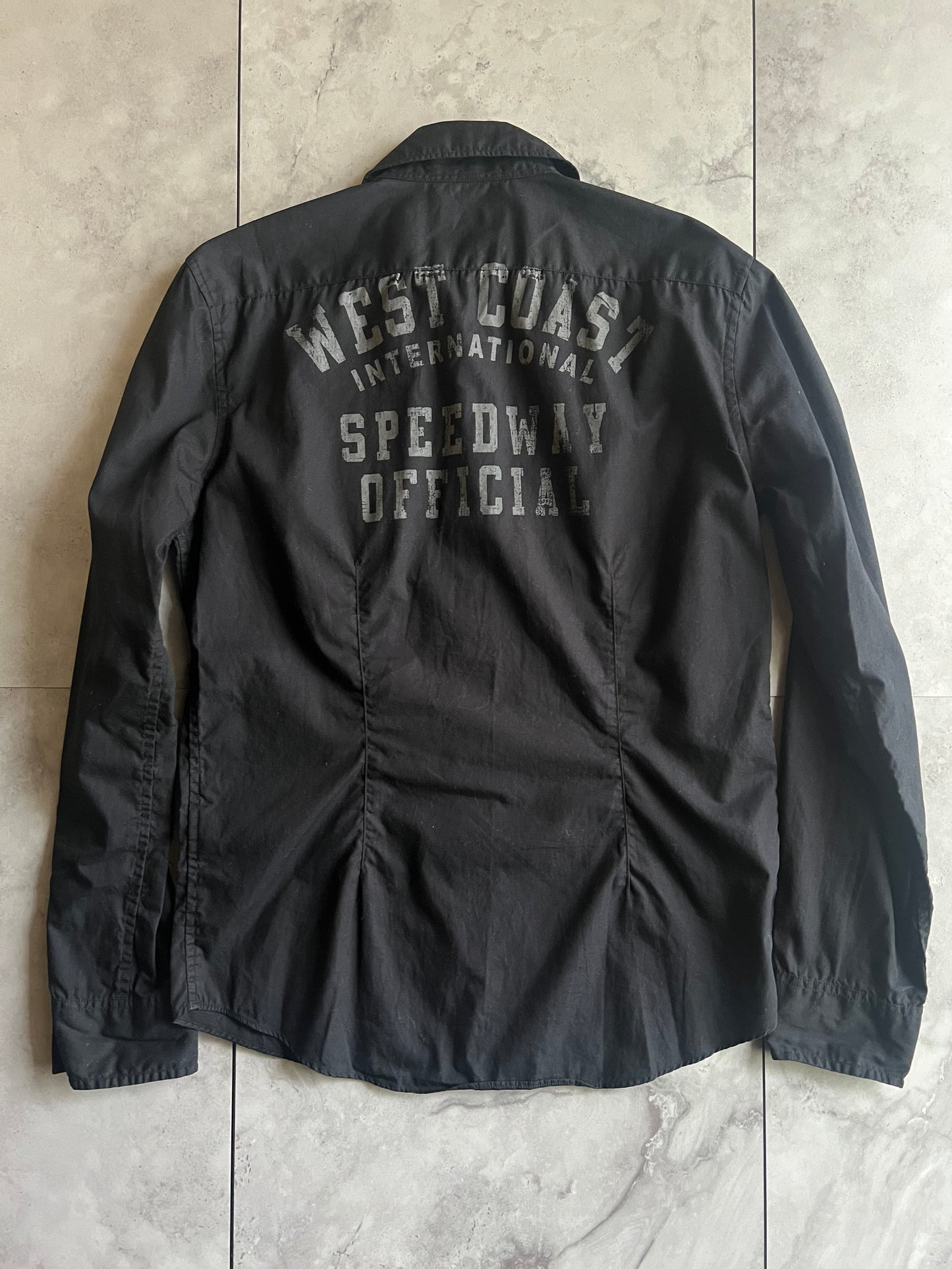 291295 Homme “West Coast” Embroidery Patch Button-Up