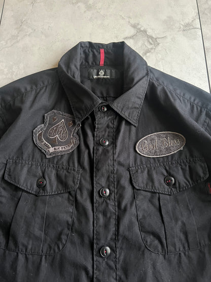 291295 Homme “West Coast” Embroidery Patch Button-Up