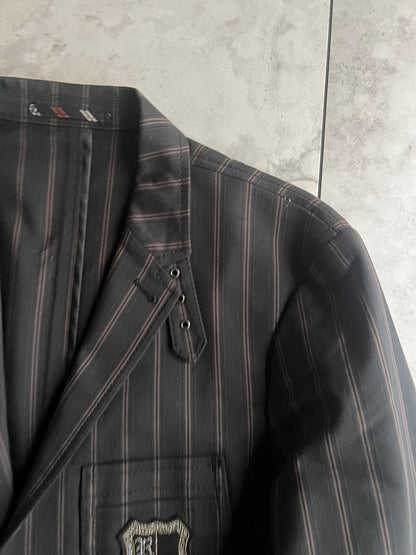Rielabo Crest Embroidered School Blazer