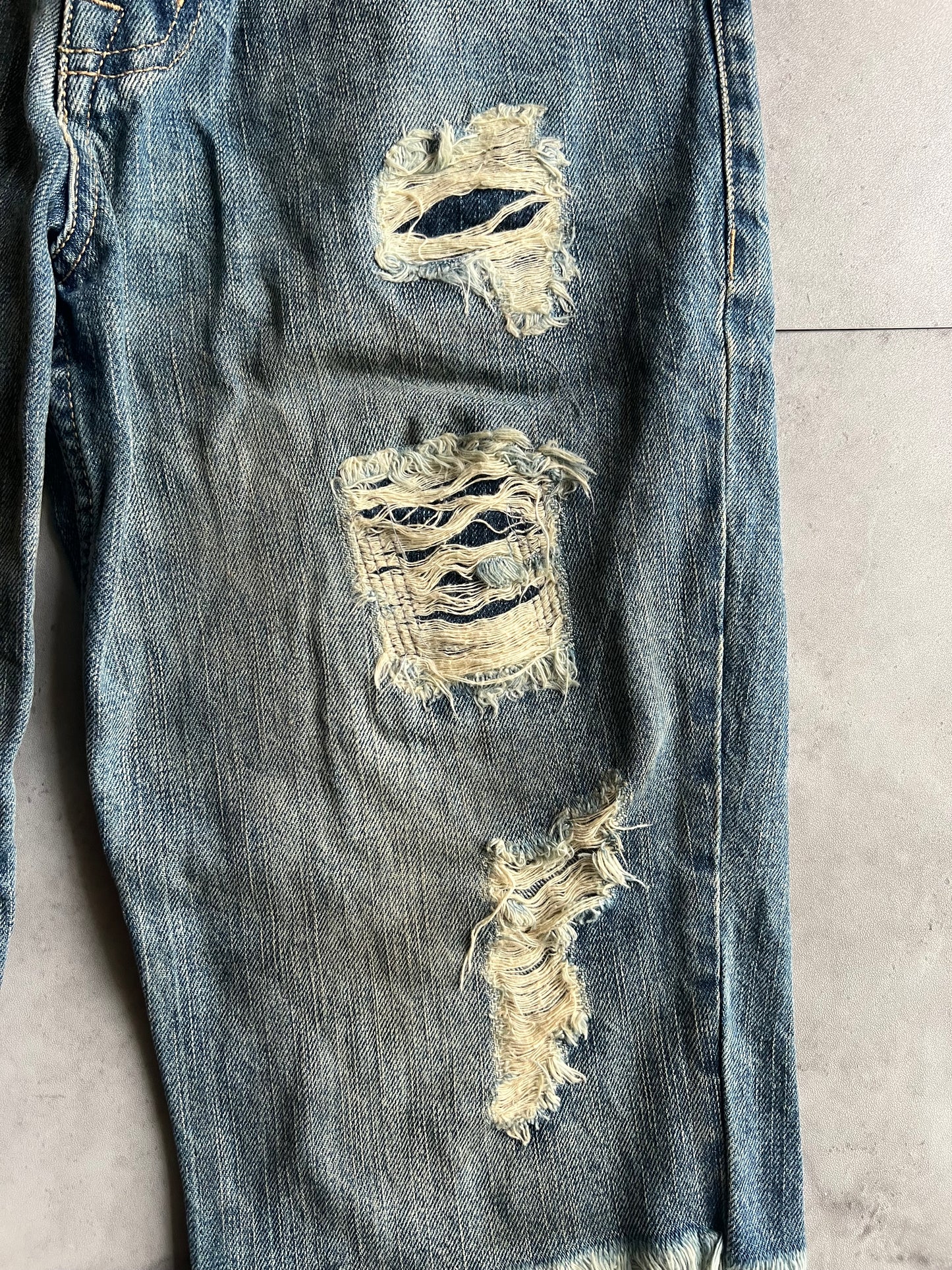 Jackrose Distressed Raw Hem Shorts