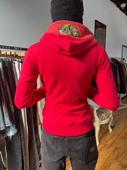La Gate Beaded Embroidered “Gekko” Hoodie