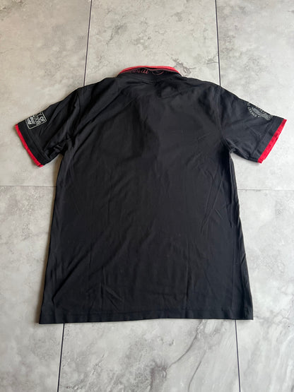 Edge Rupert Double Collar Embroidered Polo Tee