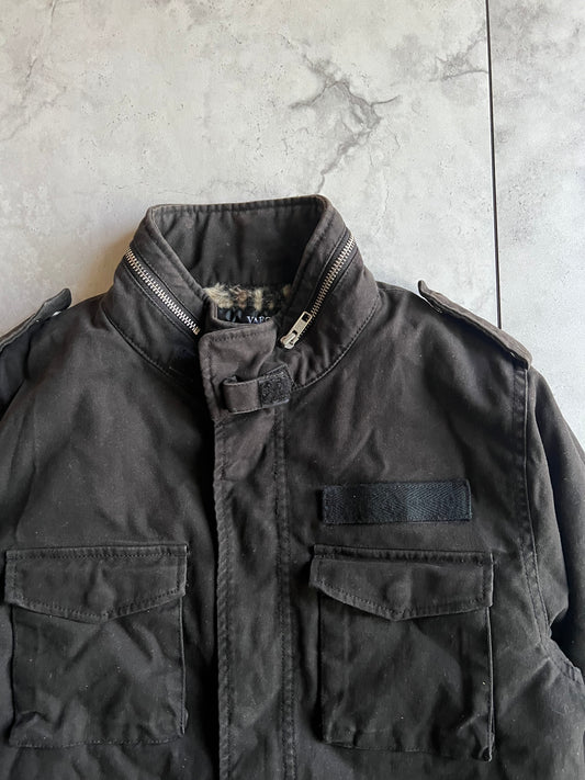 Varosh Leopard Fur Lined M-65 Jacket